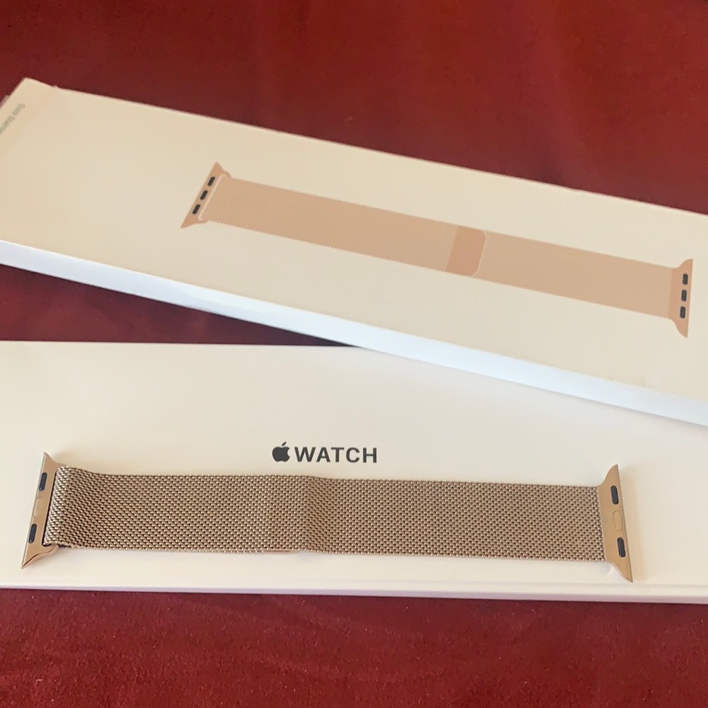 Gold Stainless Milanese Loop